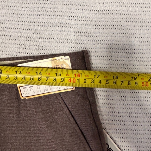 Vintage Grenadier Brown Trousers Men’s Size 34 Unhemmed Dead Stock NWT - Picture 9 of 12